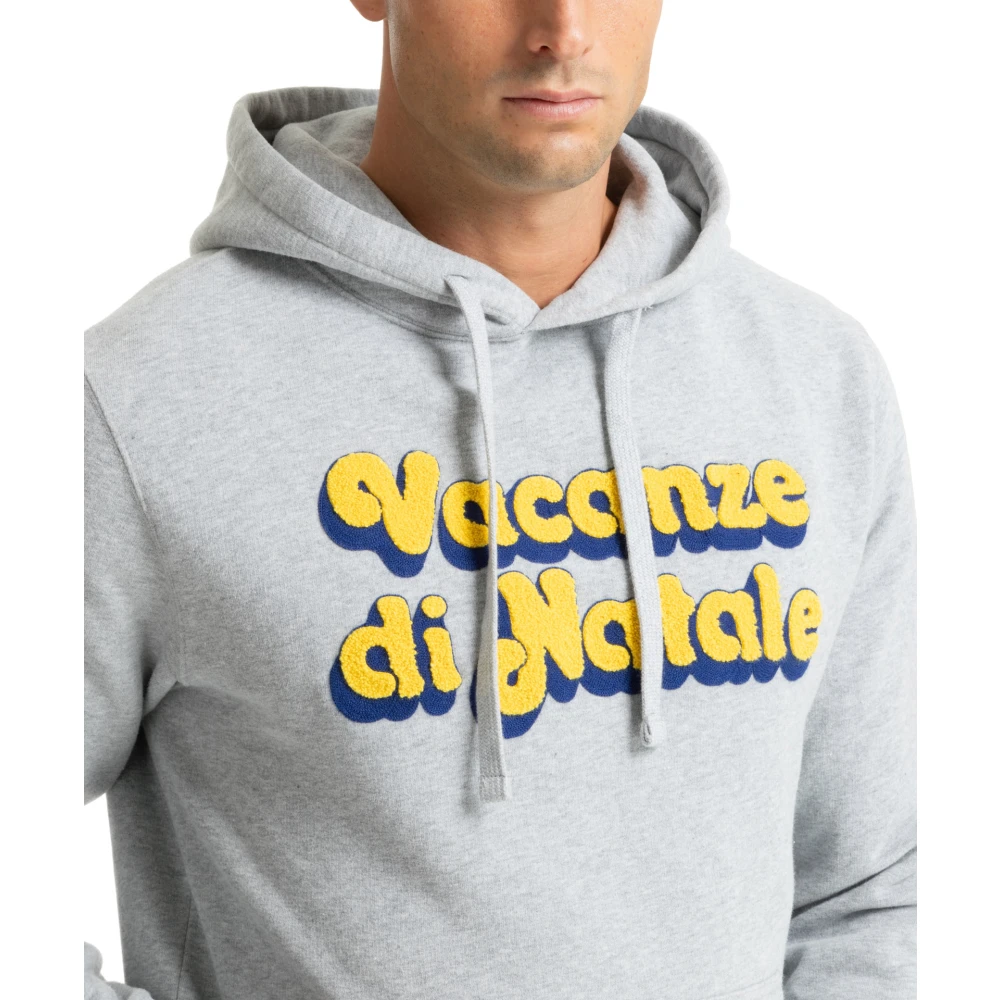 MC2 Saint Barth Kerstvakantie Hoodie met trekkoord Gray Heren
