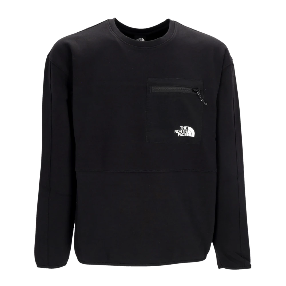 The North Face Tech Crewneck Sweatshirt Zwart Streetwear Black Heren