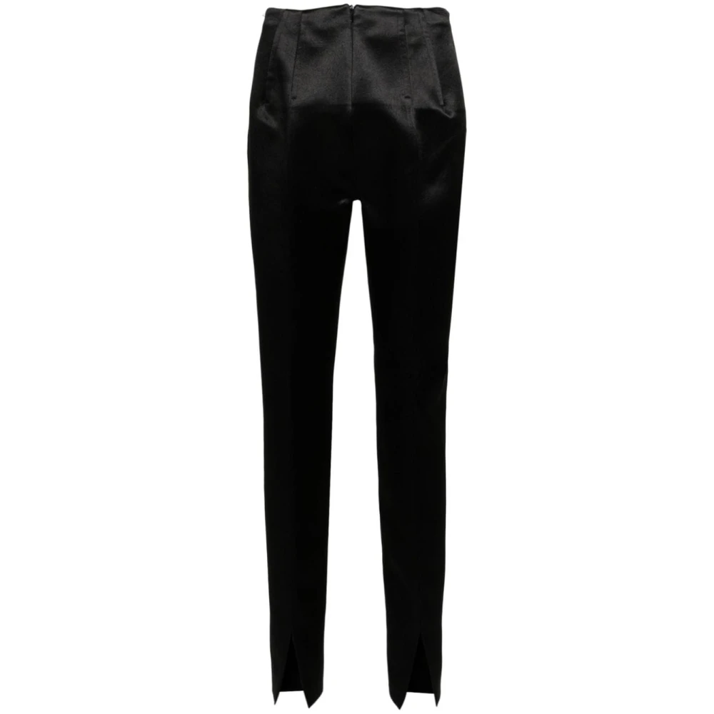Max Mara Slim-fit Trousers Black Dames