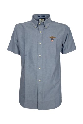 short-sleeve-blue-oxford-shirt