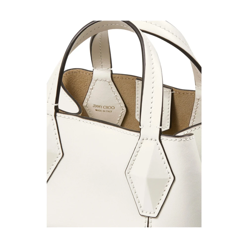 Jimmy Choo Witte Handtas met Magnetische Sluiting White Dames