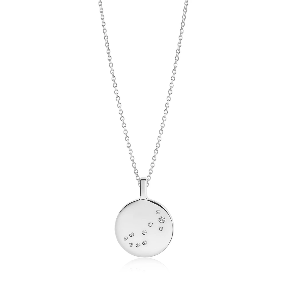 Sif Jakobs Jewellery Zodiac Skorpion Halsband Gray, Dam