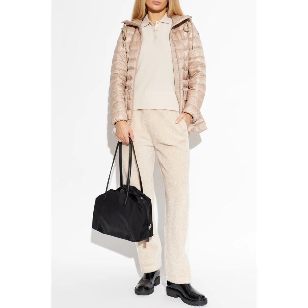 Moncler Women's Beige Polo With Logo