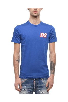 t-shirt-bleu-avec-impression-logo