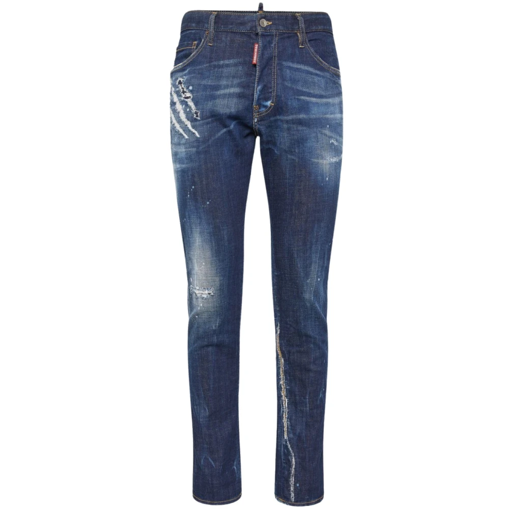 Dsquared2 Blauwe Jeans Herfst Winter Collectie Blue Heren