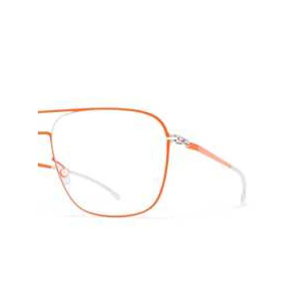 Mykita Stijlvolle Brilmontuur voor Dagelijks Gebruik Orange Unisex