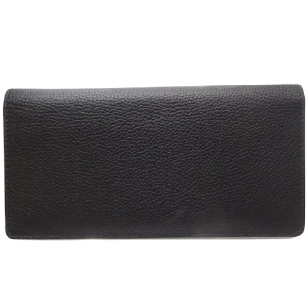 Louis Vuitton Vintage Pre-owned Leather wallets Black Heren