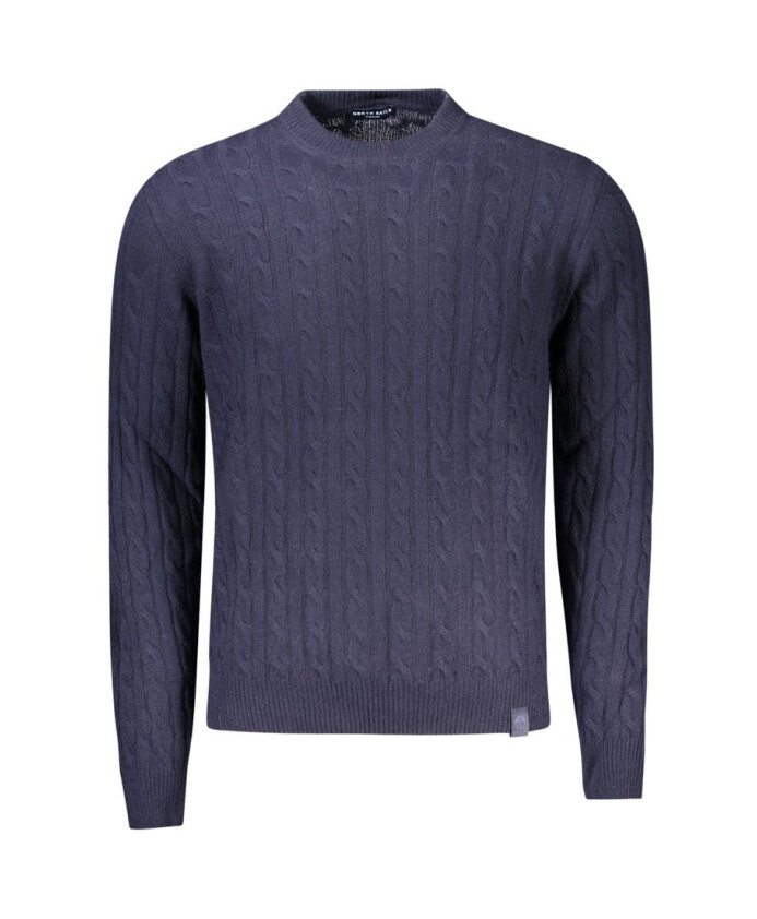 pull-en-laine-bleue-a-motif-torsade