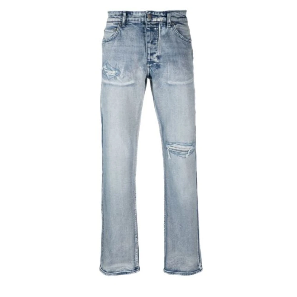 Ksubi Lichte Denim Wijde Pijp Jeans Blue Heren