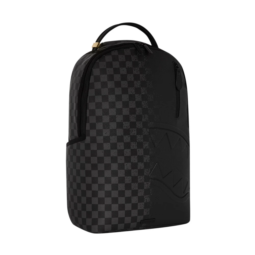 Sprayground Grijze Check Dlxsv Rugzak Black Unisex