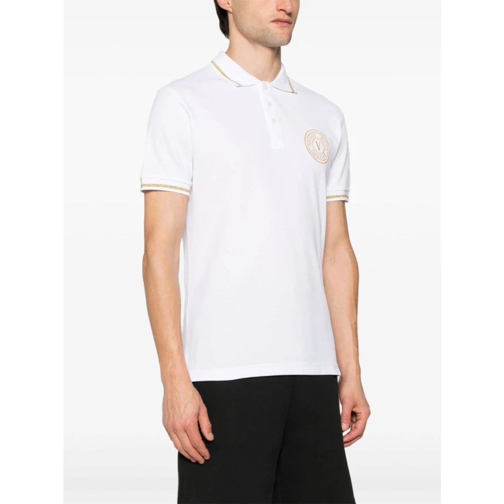 Versace Jeans Couture Wit Poloshirt Herenmode White Heren