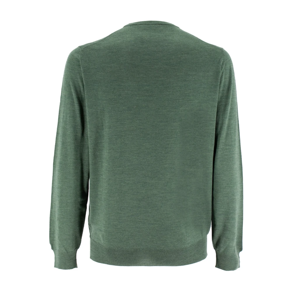 Mauro Ottaviani Elegant Crew Neck Sweater Green Heren