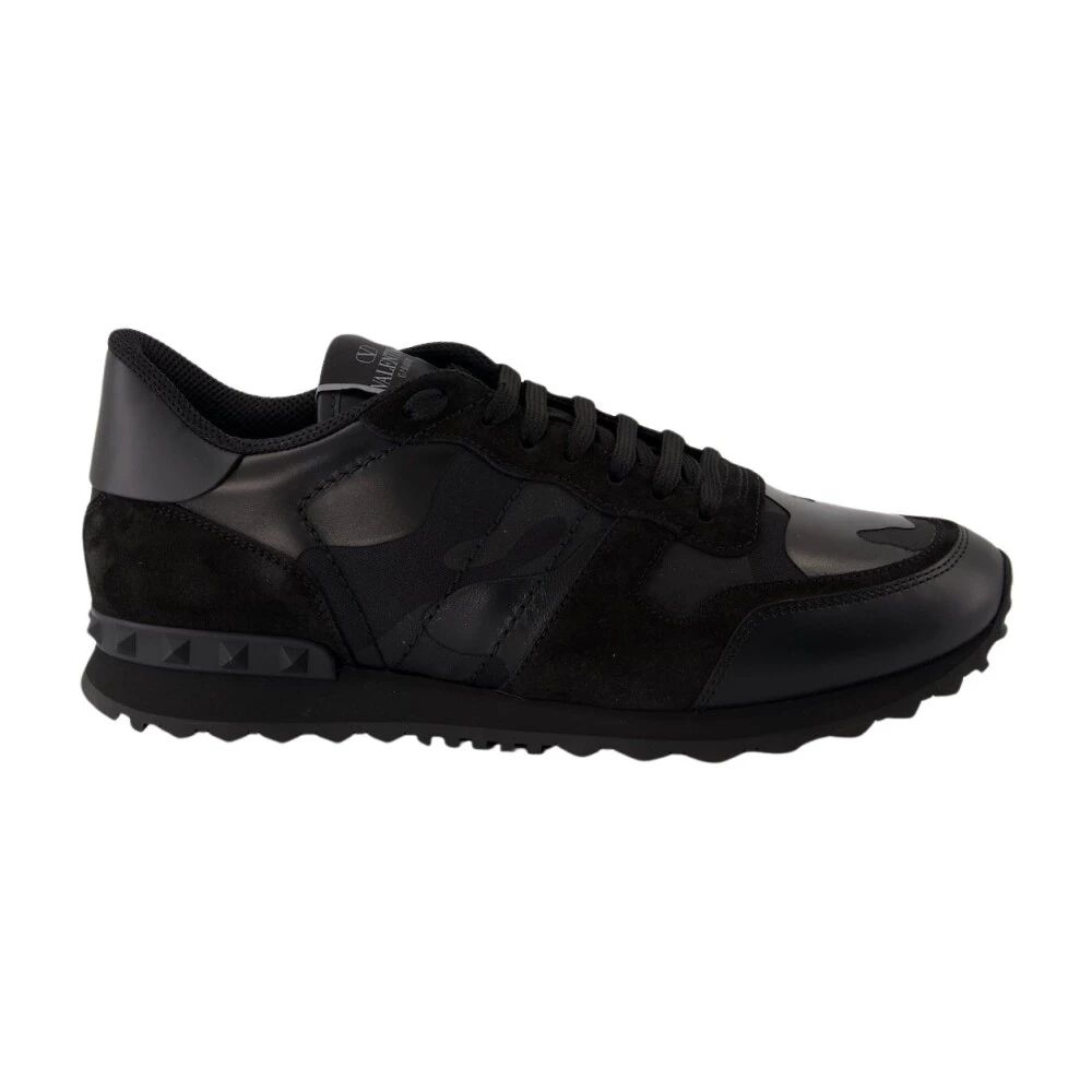 Valentino Camouflage Rockrunner Trainers - Male - Sneakers - Black - 8 1/2 Uk - Shoes