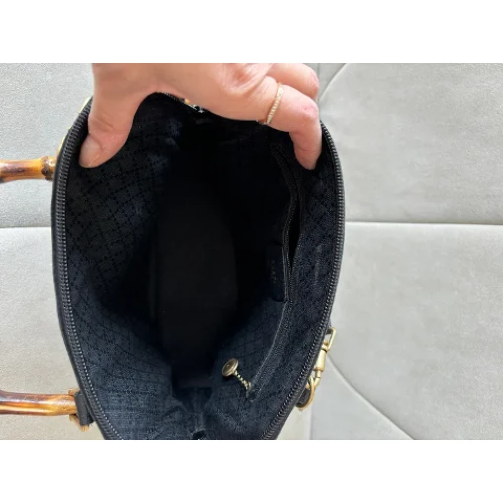 Gucci Vintage Pre-owned Leather gucci-bags Black Dames