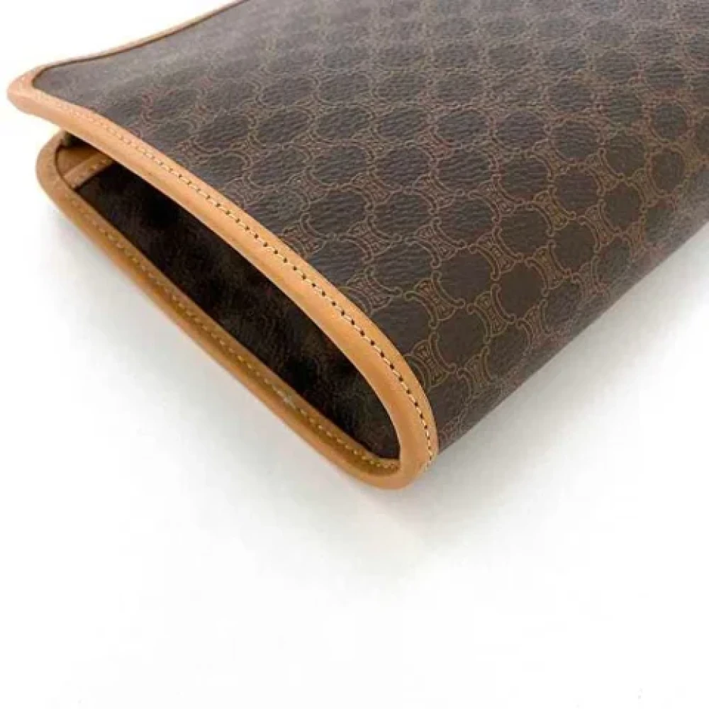 Celine Vintage Pre-owned Leather celine-bags Beige Dames