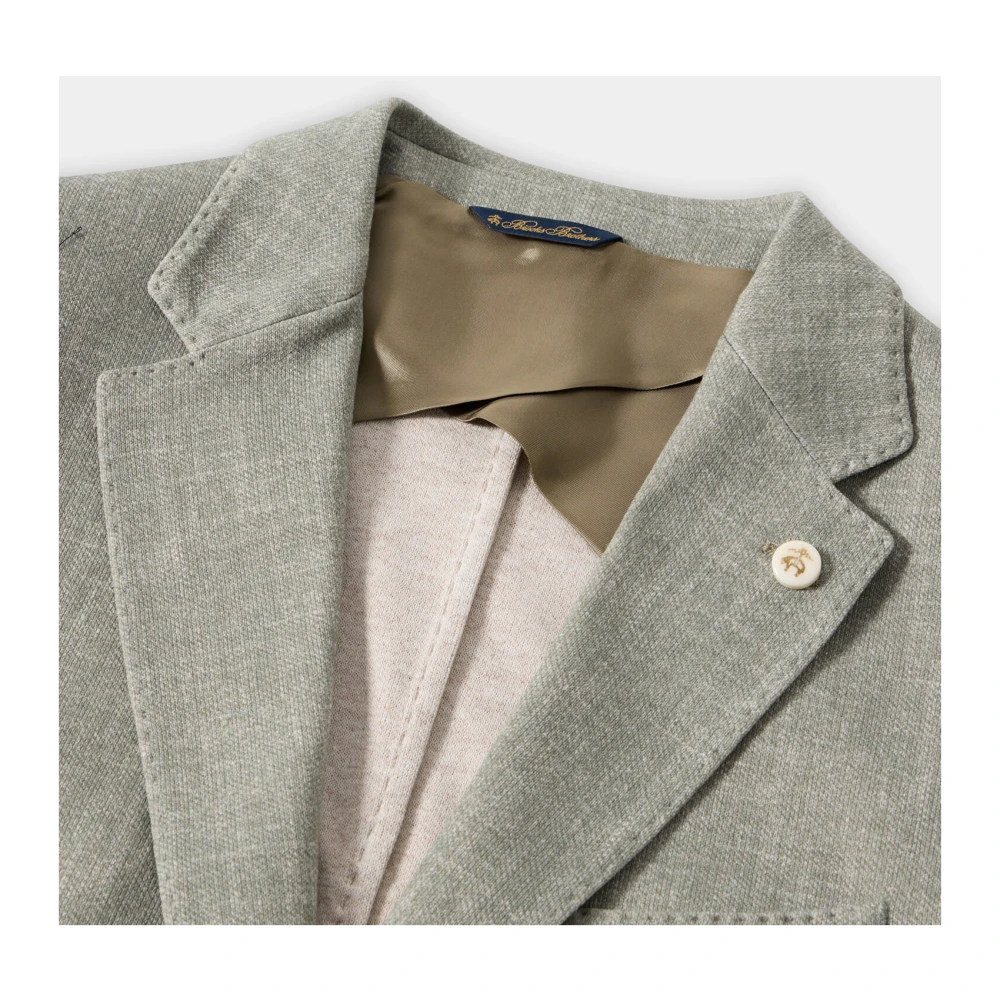 Brooks Brothers Katoenmix Jerseyjasje Green Heren