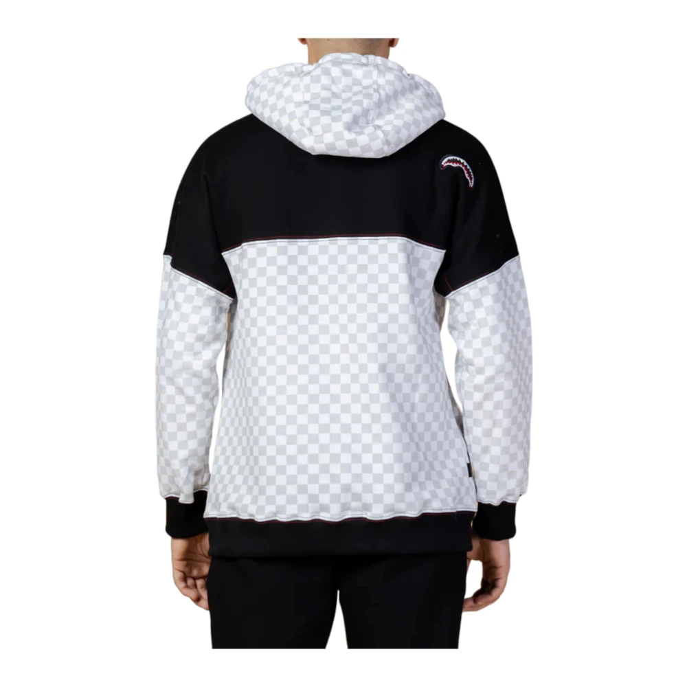 Sprayground Hoodie met Kangoeroezak White Heren