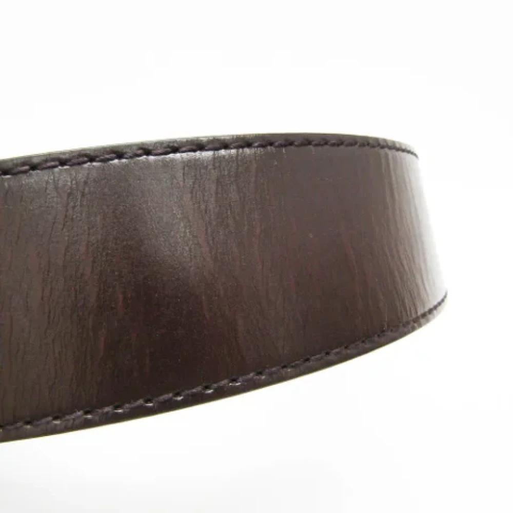Gucci Vintage Pre-owned Leather belts Brown Dames