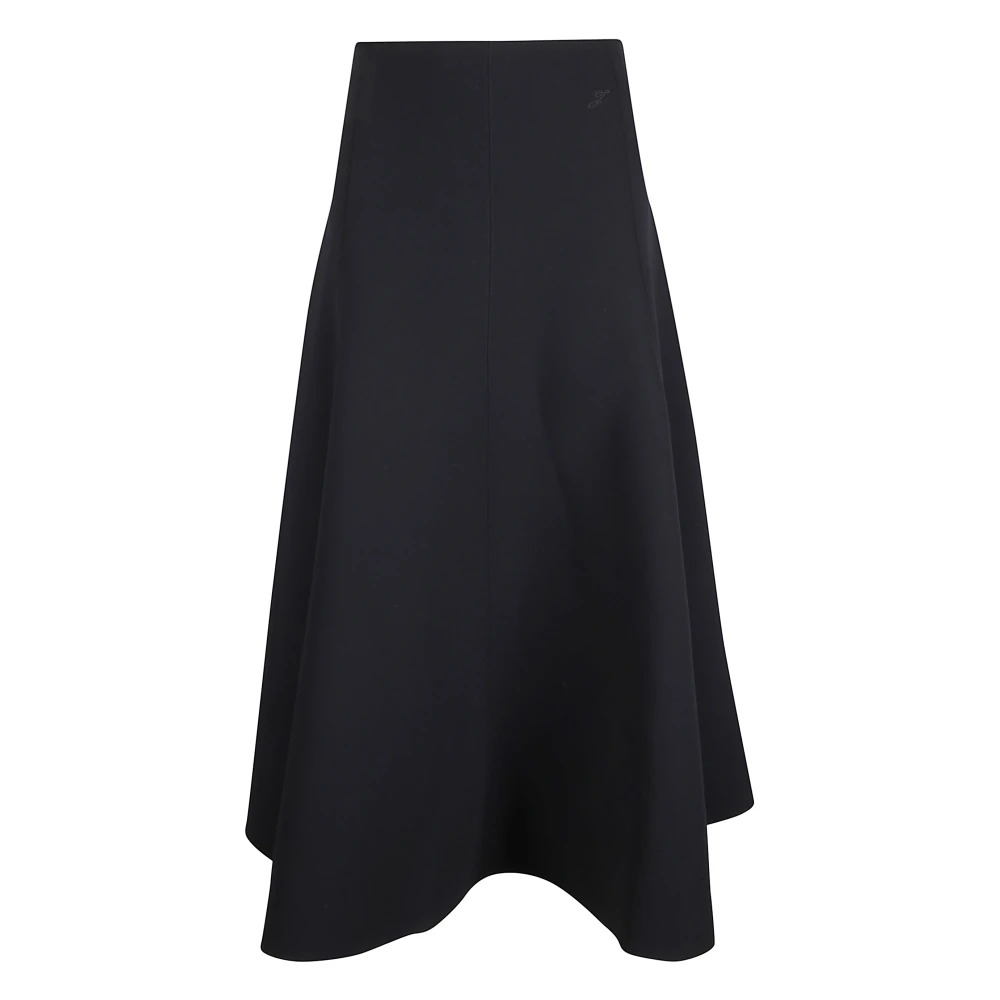 Jacquemus Black Midi Skirts, Female, Xs, Triangle Skirt