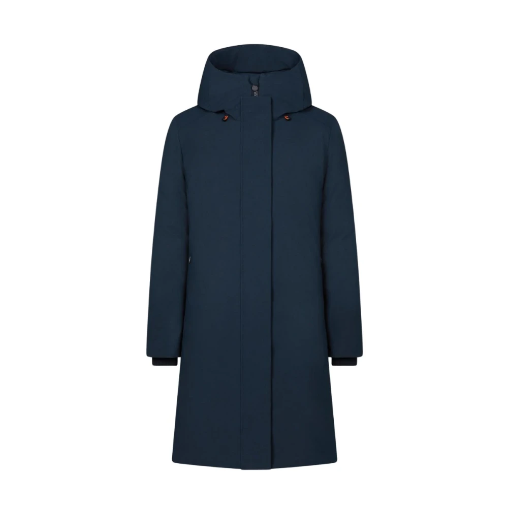 Save The Duck Hooded Parka Jas Blue Dames