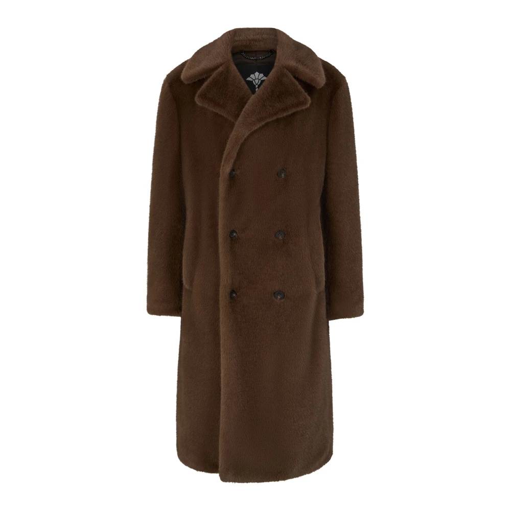 Joop! Heren Faux Fur Jas Stijlvol Winter Brown Heren