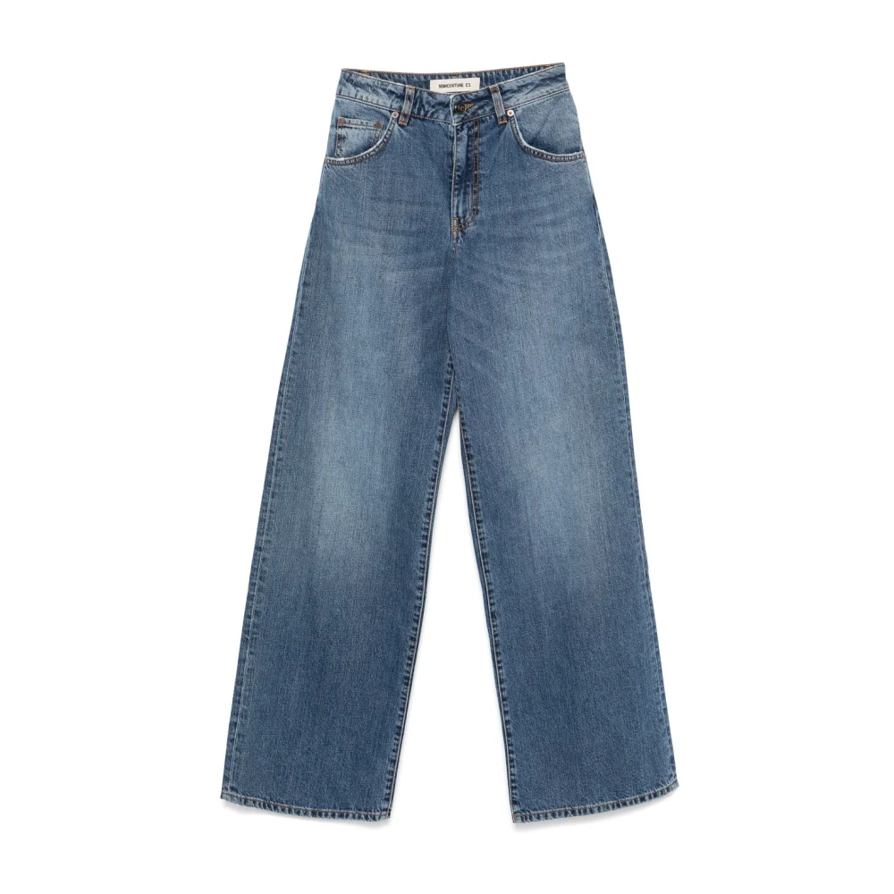 Semicouture Blauwe Jeans voor Vrouwen Blue Dames