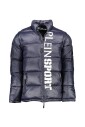 doudoune-bleue-en-polyester-avec-logo