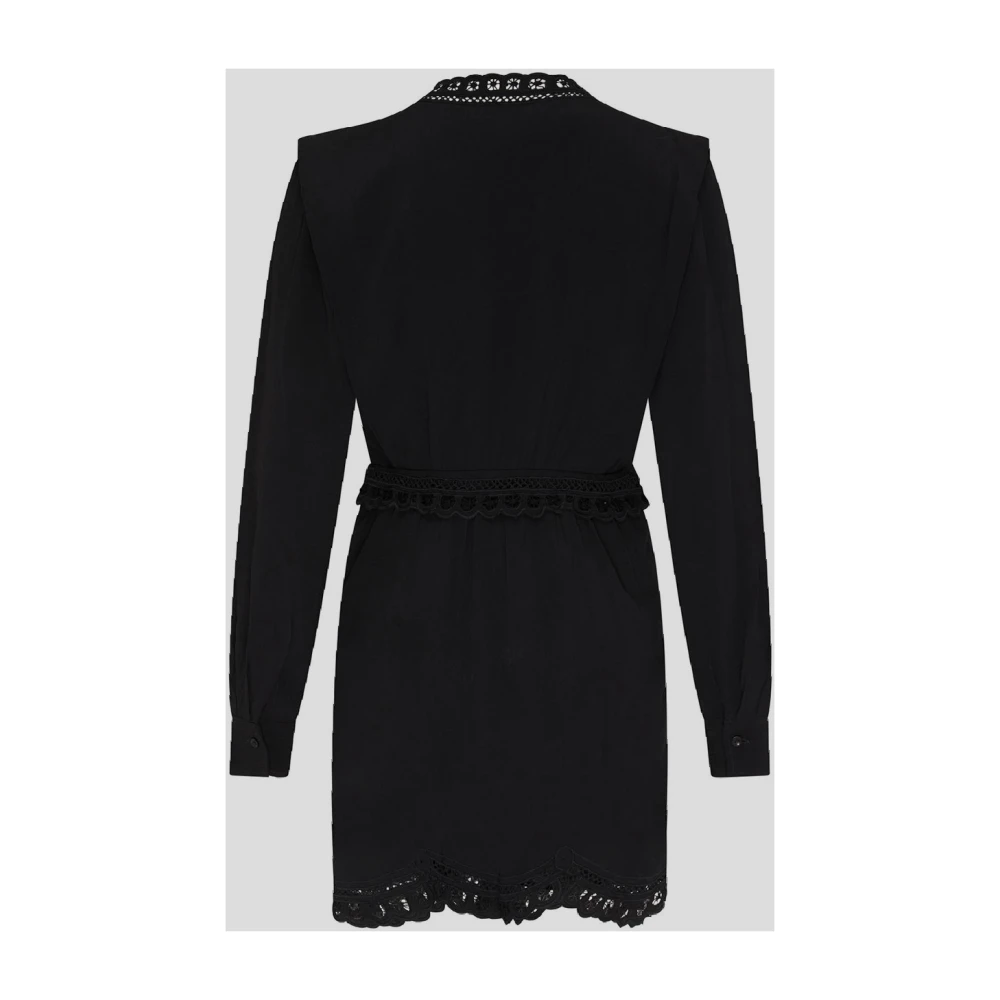 Isabel Marant Étoile Elegante Viscose Jurk Black Dames