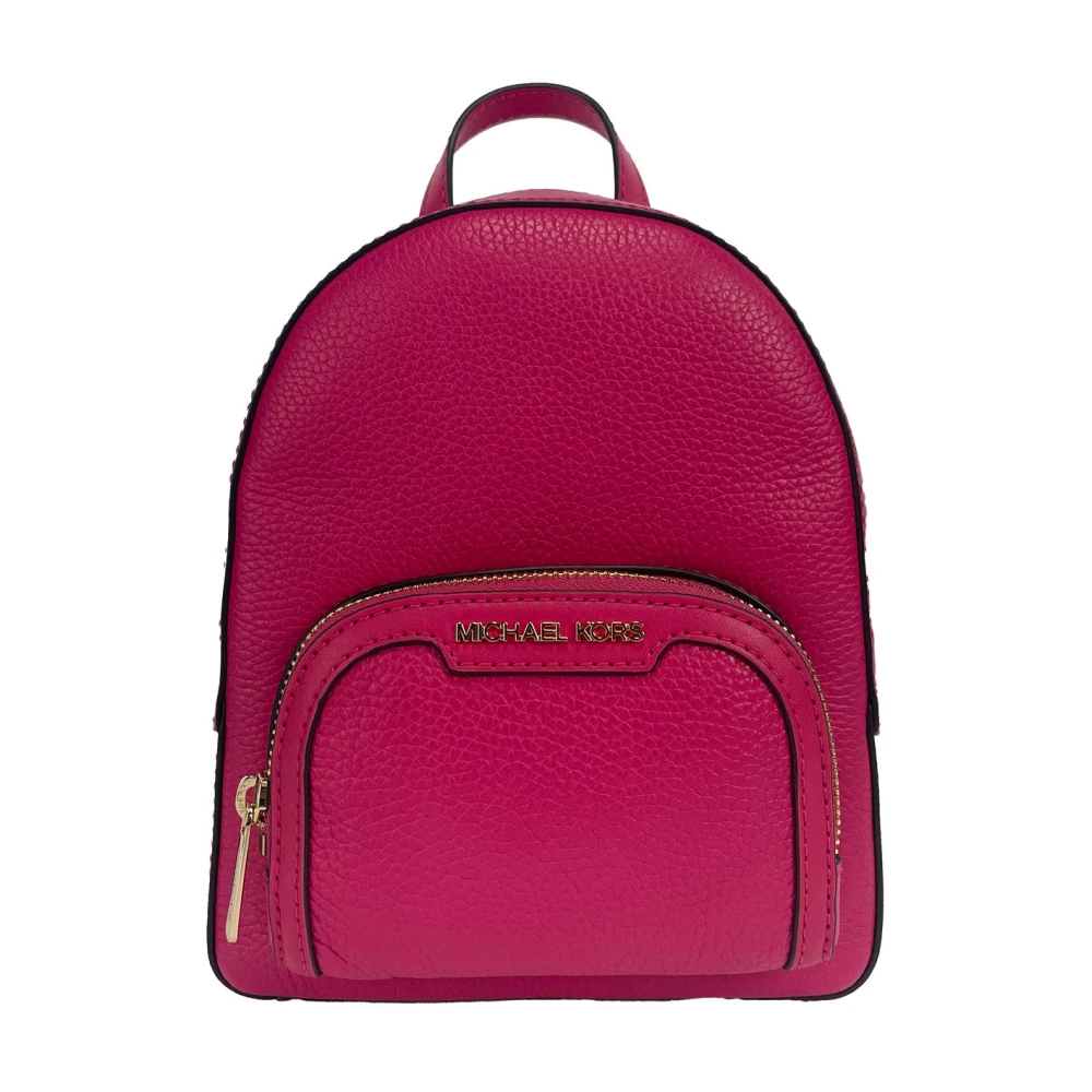 Michael Kors Jaycee Mini XS Pebbled Leather Rugzak Pink Dames