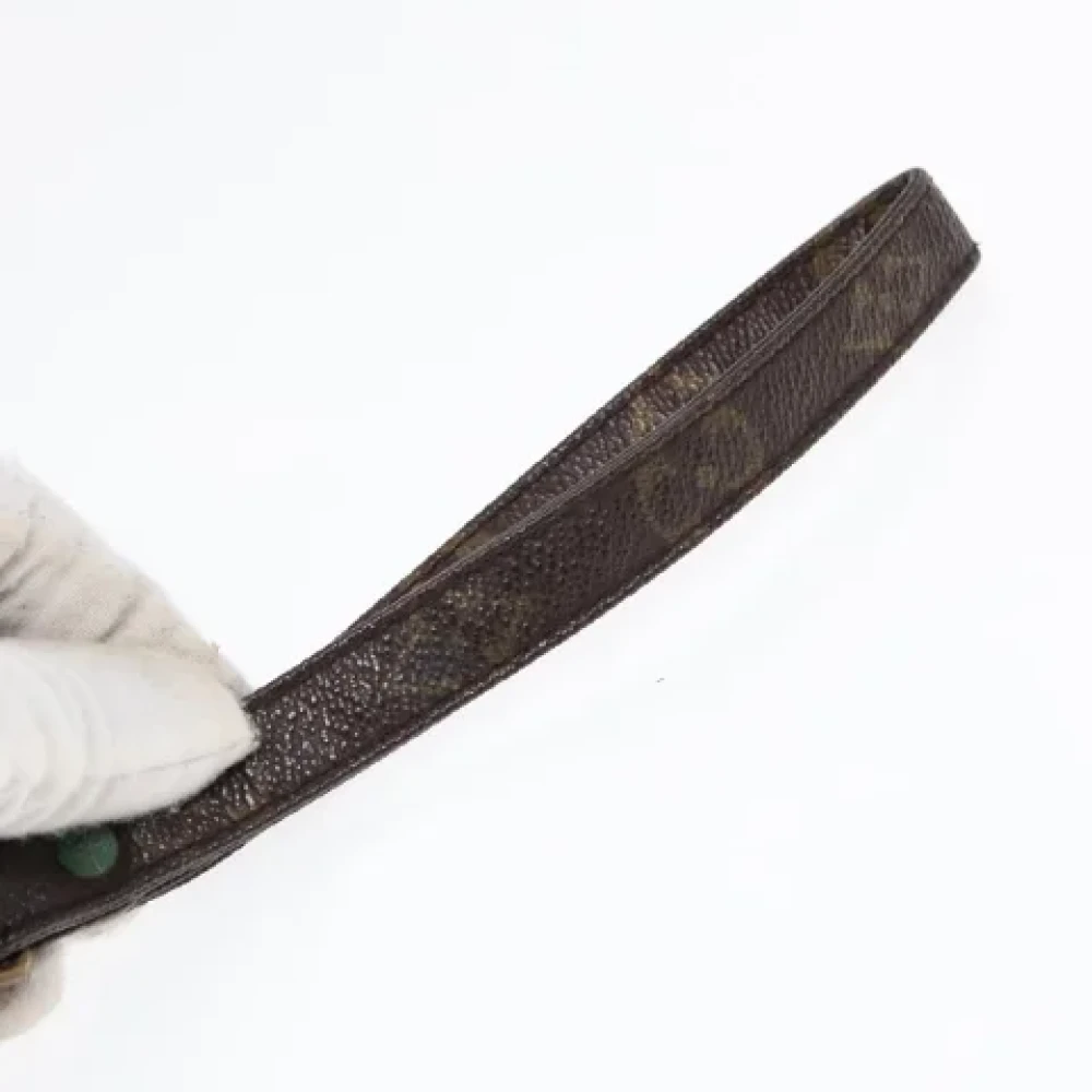 Louis Vuitton Vintage Pre-owned Canvas clutches Brown Dames