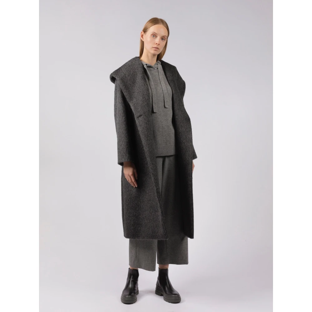 Max Mara Elegante Zwarte Jurk voor Speciale Gelegenheden Gray Dames
