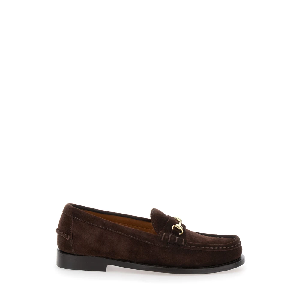 Sebago Women's Brown Joe Modena Suede Moccasin