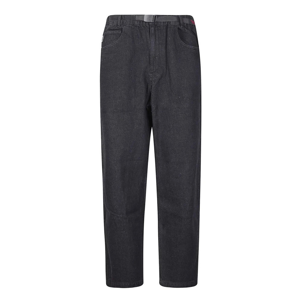 Gramicci Mannelijk Zwart Jeans Heren, S, Denim, Hemp Denim Pant