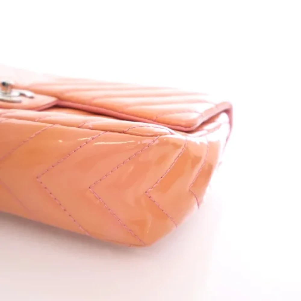 Chanel Vintage Pre-owned Leather chanel-bags Pink Dames