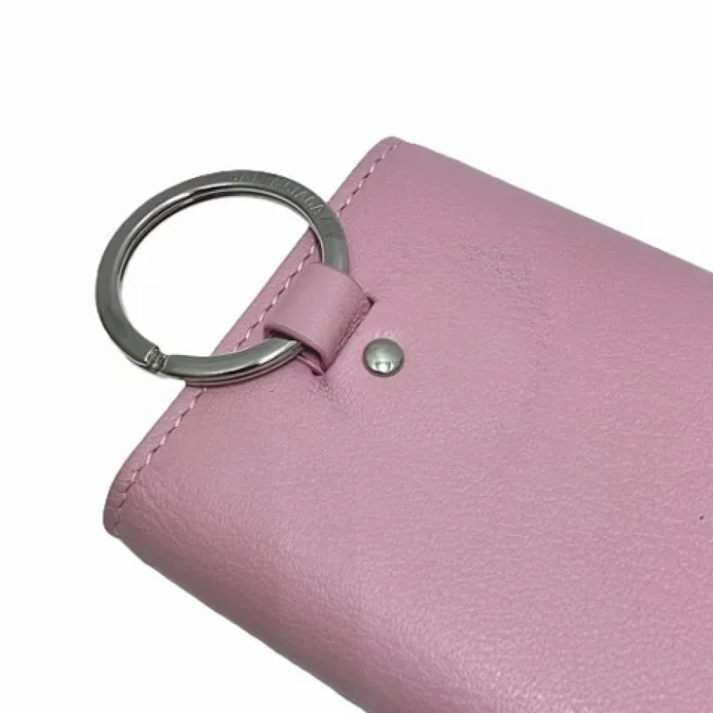 Balenciaga Vintage Pre-owned Leather key-holders Pink Dames