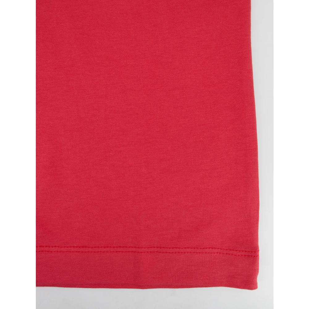 pinko Katoenen T-shirt met Love Birds borduurwerk Red Dames