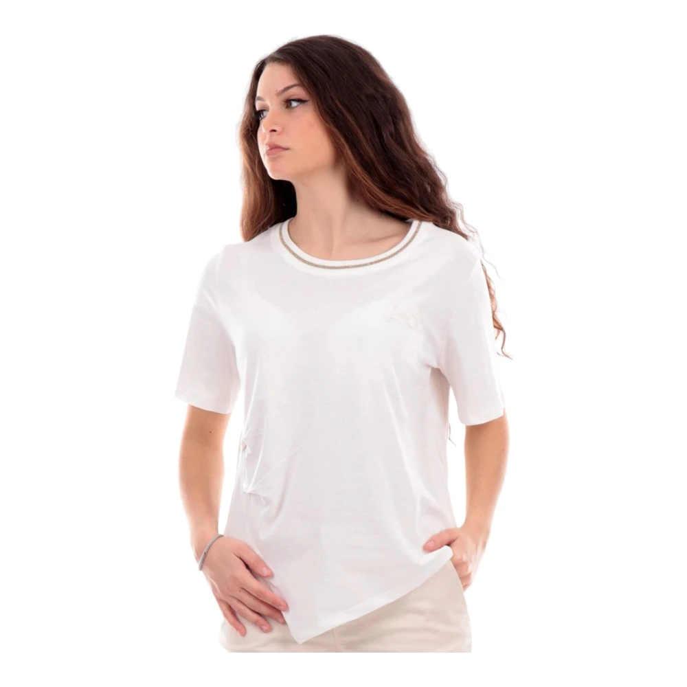 Liu Jo Korte Mouw T-shirt White Dames