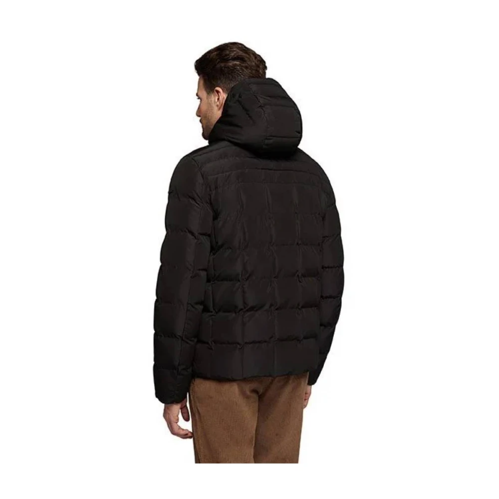 Geox Warme Winterjassen voor Mannen & Vrouwen Black Heren