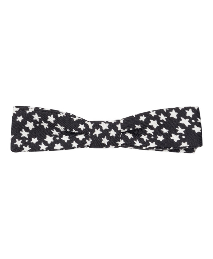 papillon-en-soie-noir-a-pois