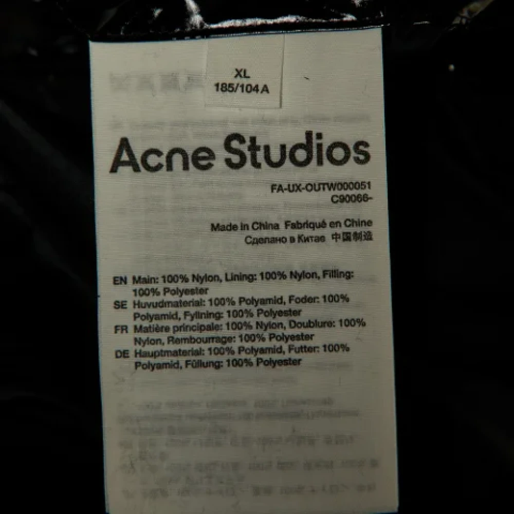 Acne Studios Pre-owned Nylon outerwear Black Dames