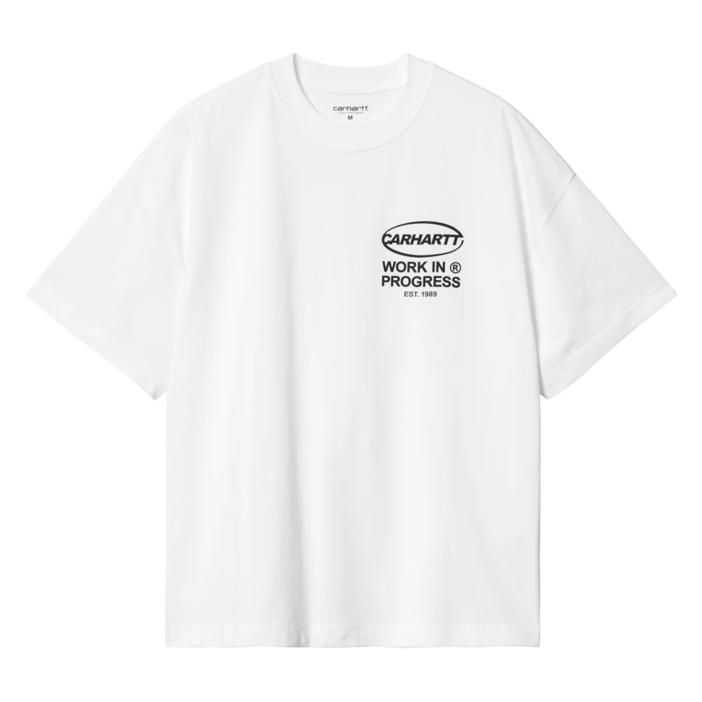 Carhartt WIP Logo Katoenen T-shirt White Heren