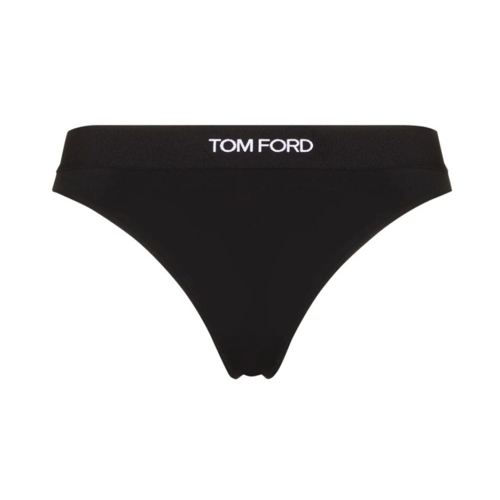 Tom Ford Logo-Tailleband String Black Dames