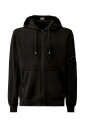 veste-a-capuche-zippee-en-polaire-noire