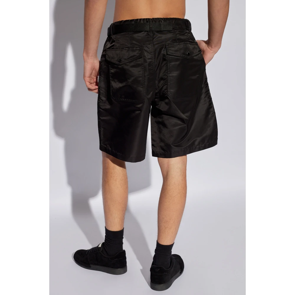 Emporio Armani Shorts with logo Black Heren