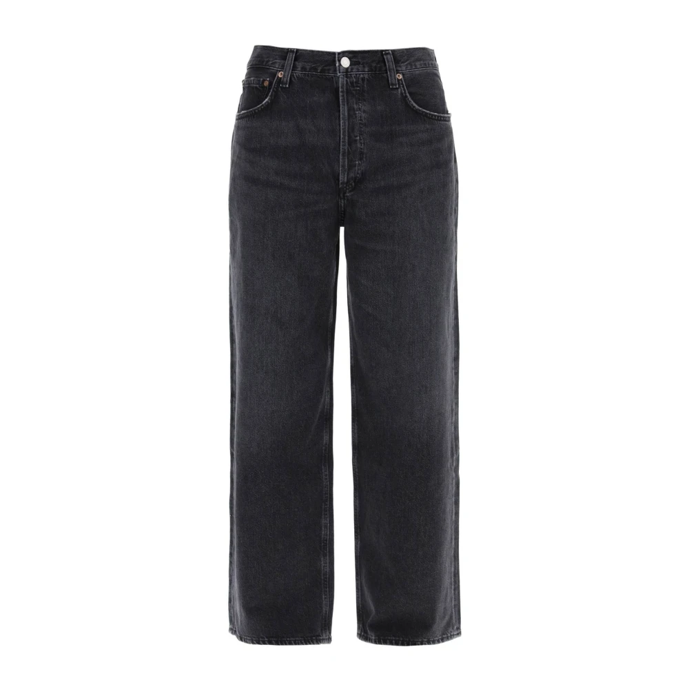 Agolde Straight Jeans Black Heren