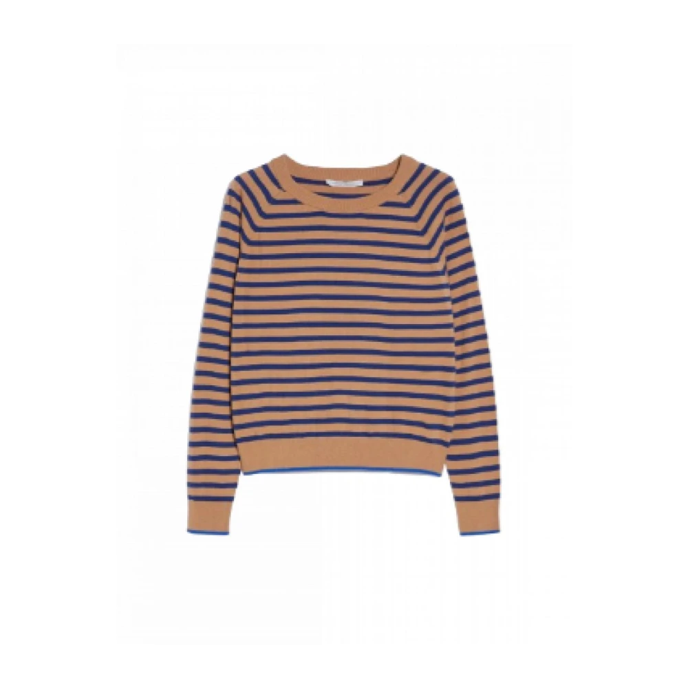 Pennyblack Gestreepte Katoen Kasjmier Gebreide Trui Multicolor Dames