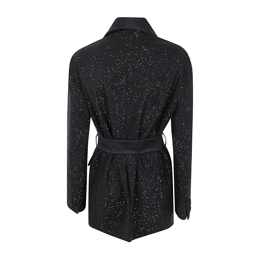 Max Mara Kimono Jas in Elegante Stijl Black Dames
