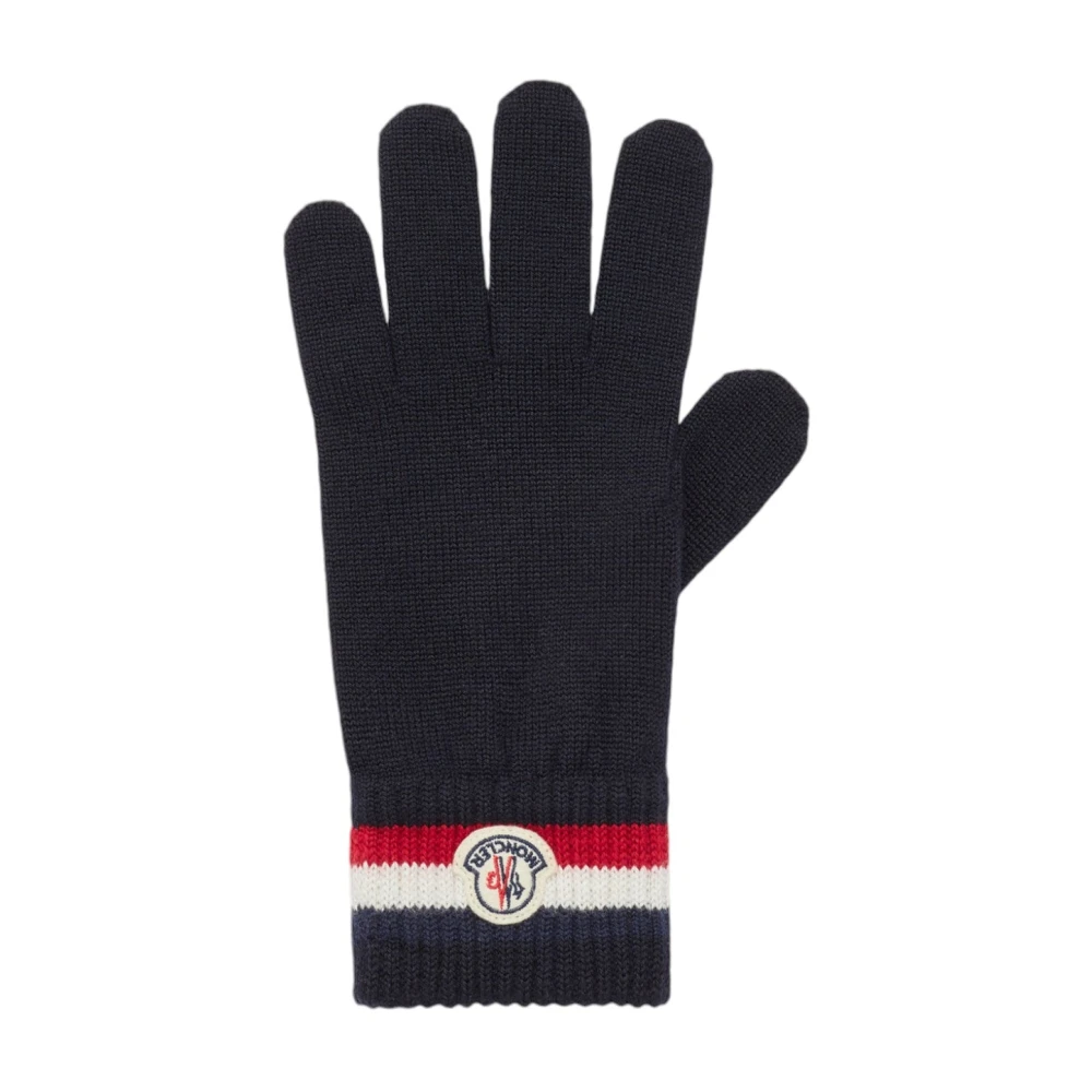 Moncler Tricolour Wolhandschoenen Nachtblauw Blue Heren