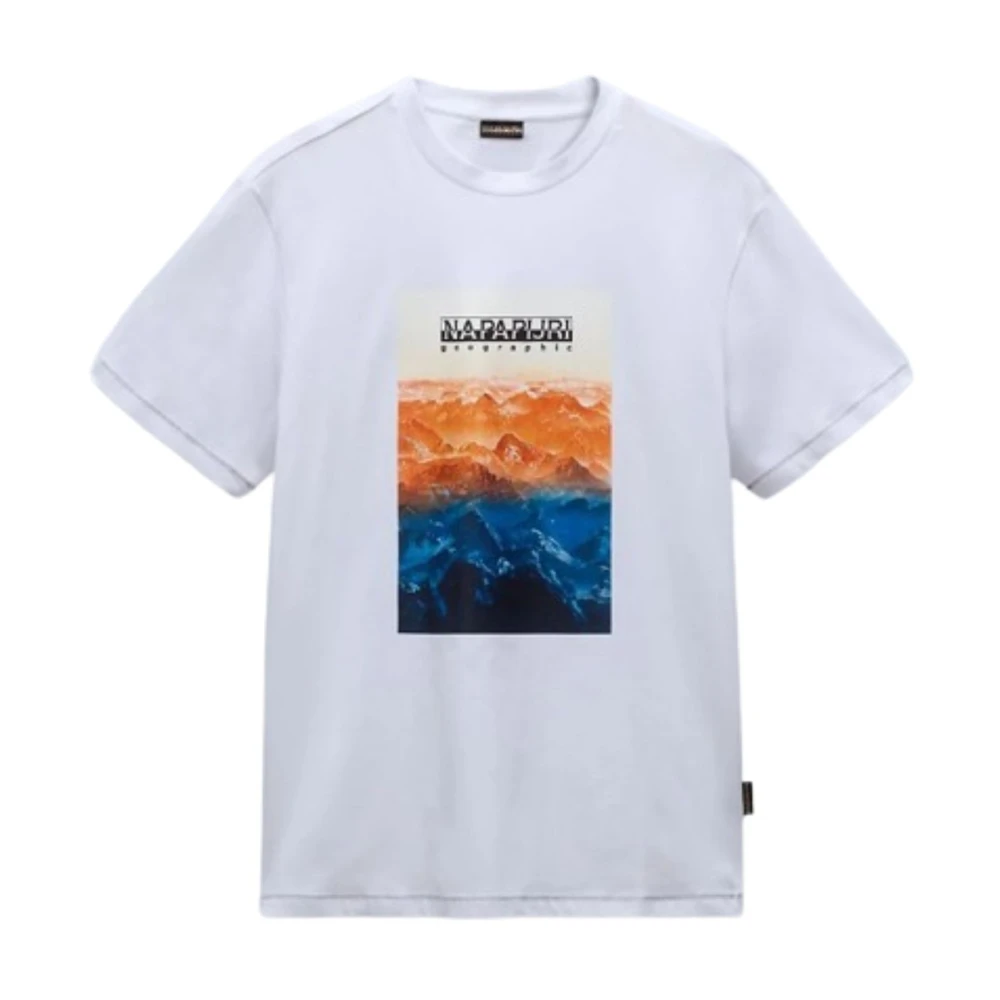 Napapijri Stijlvolle Heren T-shirt White Heren