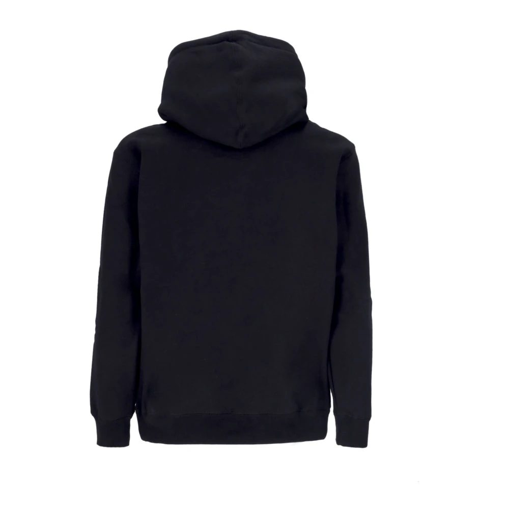 Obey Premium Hoodie met Capuchon van Fleece Zwart Heren Hoodie Black Heren